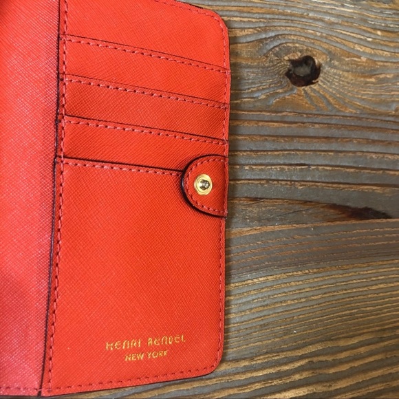 Henri Bendel Red Wallet and Case - Picture 6 of 9